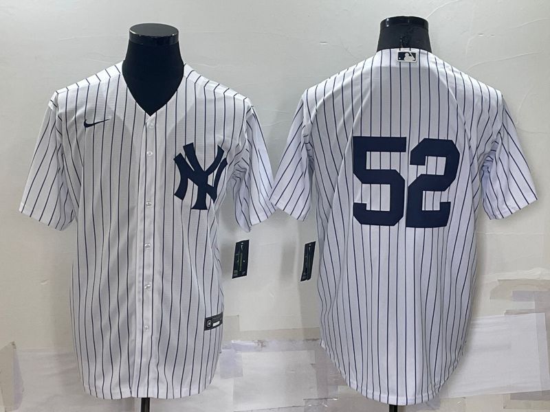 Men New York Yankees #52 No Name White Game 2022 Nike MLB Jersey->new york yankees->MLB Jersey